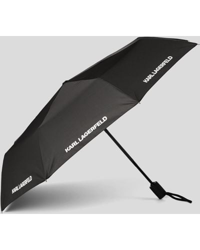 Karl Lagerfeld Classic Karl Logo Umbrella - Brown