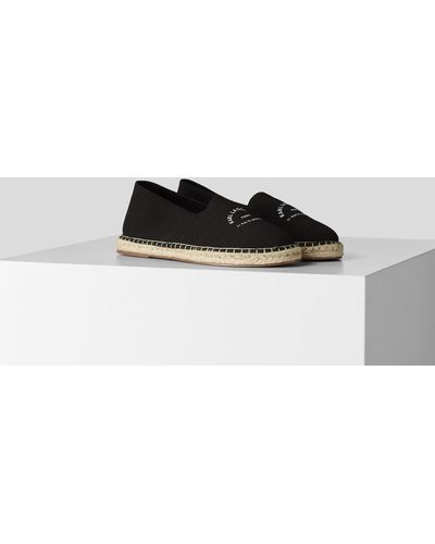 Karl Lagerfeld Kamino Maison Karl Espadrilles - Black