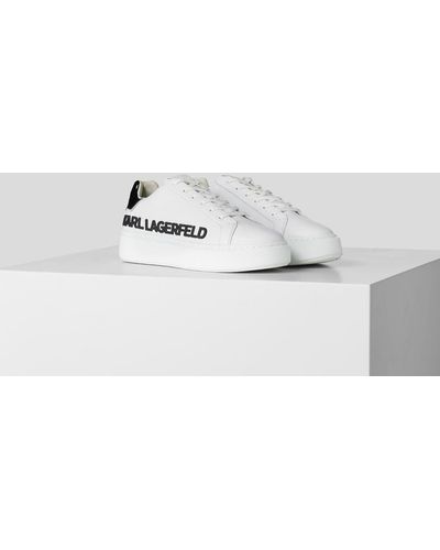 Karl Lagerfeld Maxi Kup Karl Injekt Logo Trainers - White