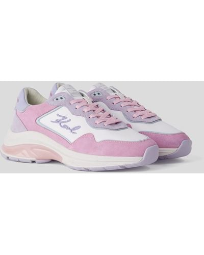 Karl Lagerfeld Lux Finesse Signia Trainers - Pink