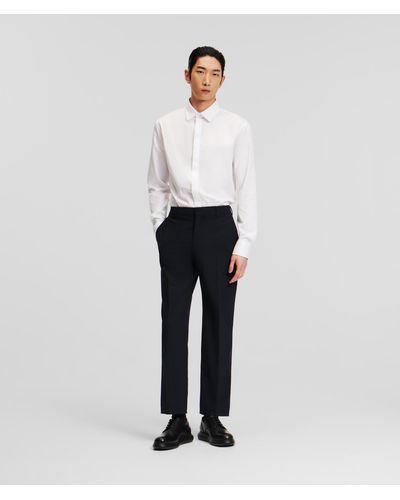 Karl Lagerfeld Tailored Trousers - White