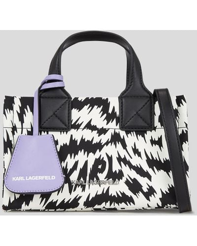 Karl Lagerfeld K/skuare Small Zebra Tote Bag - Multicolour