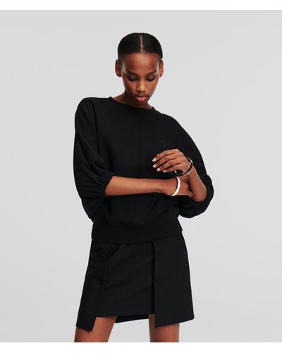 Karl Lagerfeld Voluminous Sweatshirt - Black