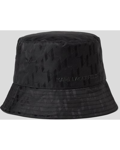 Karl Lagerfeld K/etch Bucket Hat - Black