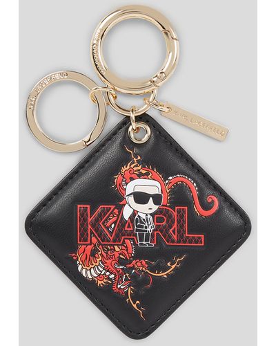 Karl Lagerfeld K/ikonik Lunar New Year Keychain - Black