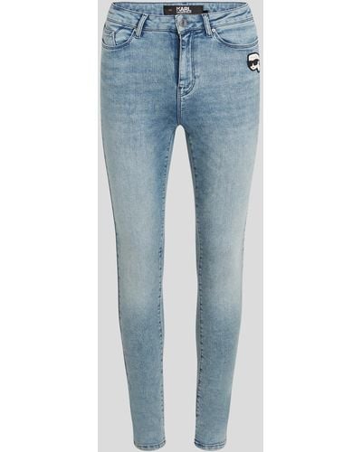 Karl Lagerfeld K/ikonik Skinny Jeans - Blue