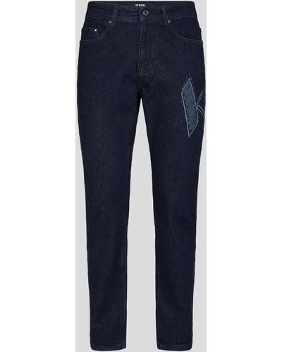 Karl Lagerfeld Kl Monogram Jeans - Blue