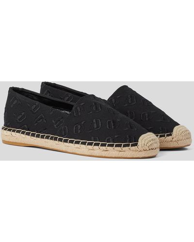 Karl Lagerfeld Espadrilles Karl Ikonik Nft Façon All-over - Noir