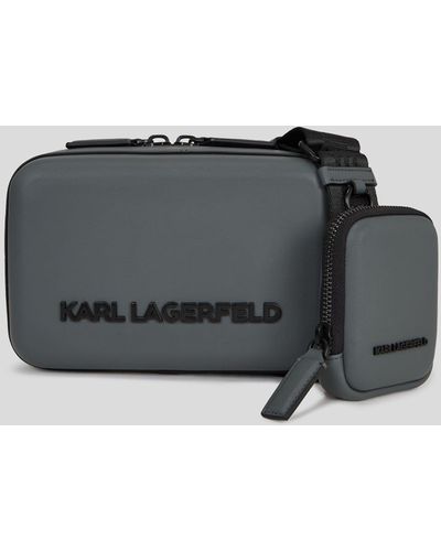Karl Lagerfeld K/kase Crossbody Bag - Grey
