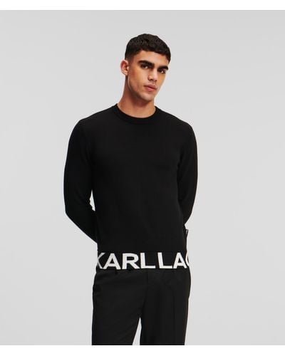 Karl Lagerfeld Pull Avec Logo Karl - Noir