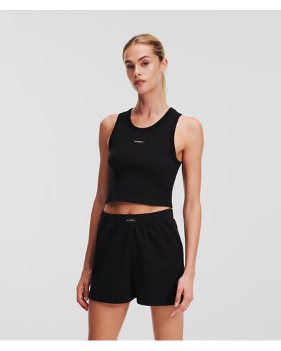 Karl Lagerfeld Essential Logo Shorts - Black
