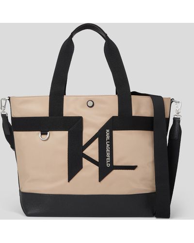 Karl Lagerfeld K/fold Large Tote Bag - Black