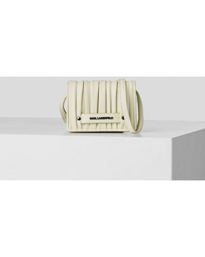 Karl Lagerfeld K/kushion Crossbody Wallet - White