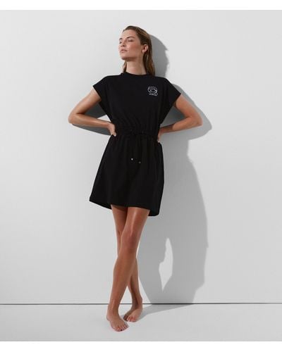 Karl Lagerfeld Karl Ikonik Beach Dress - Black