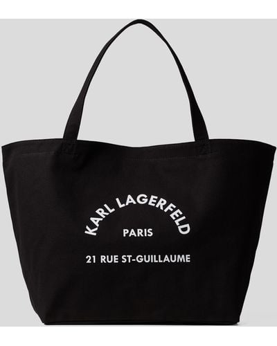 Karl Lagerfeld Cabas Rue St-guillaume - Noir
