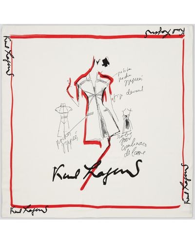 Écharpes et foulards Karl Lagerfeld pour femme | Réductions en ligne  jusqu'à 48 % | Lyst