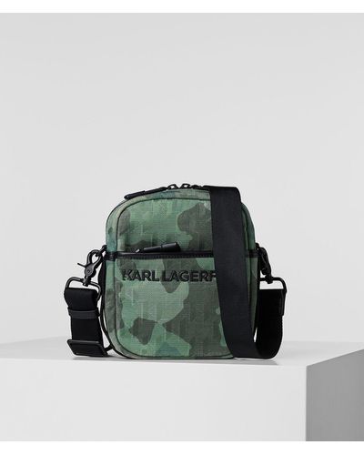 Karl Lagerfeld K/otto Camo Crossbody Bag - Green
