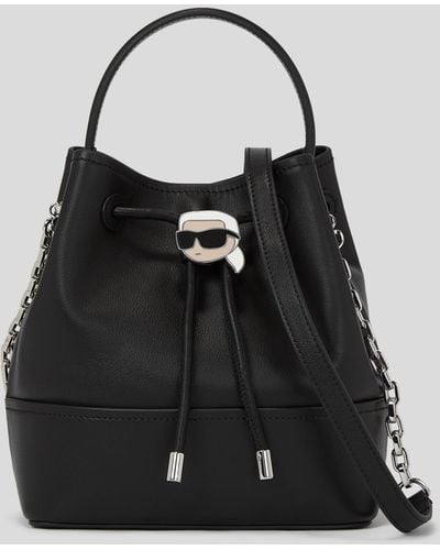 Karl Lagerfeld Sac Seau En Cuir K/ikonik - Noir