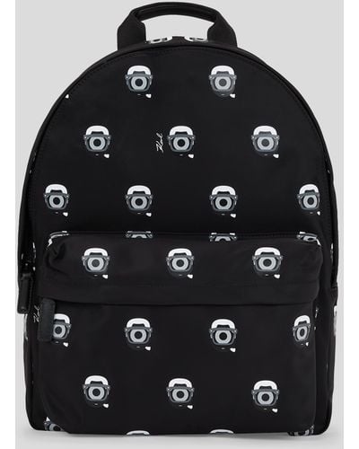 Karl Lagerfeld Kl X Darcel Disappoints Nylon Backpack - Black