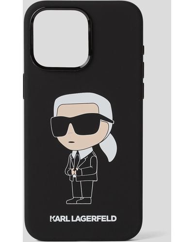 Karl Lagerfeld Coque De Protection Ikonik Karl Nft Pour Iphone 15 Pro Max - Noir