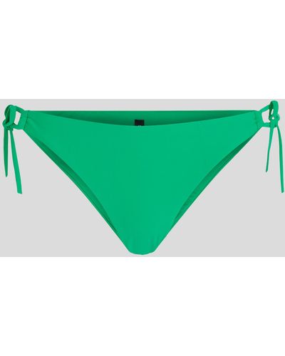 Karl Lagerfeld Hotel Karl String Bikini Bottoms - Green
