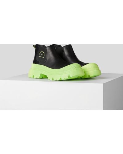 Karl Lagerfeld Rue St-guillaume Trekka Max Short Gore Boots - Green