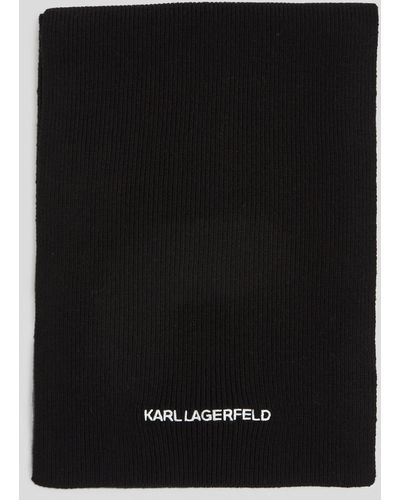 Karl Lagerfeld K/essential Scarf - Black