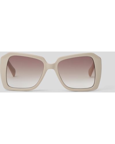 Karl Lagerfeld Kl Monogram Glam Sunglasses - White