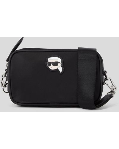 Karl Lagerfeld K/ikonik Nylon Camera Bag - Black
