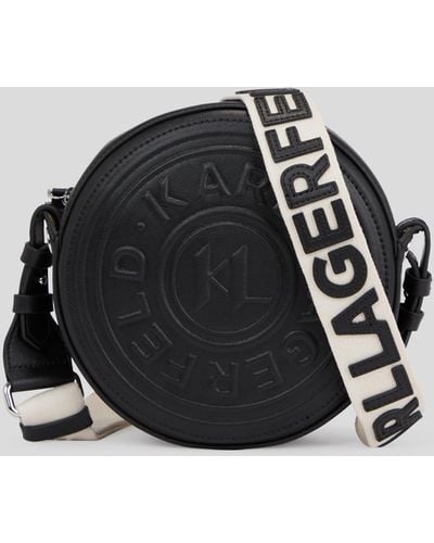 Karl Lagerfeld Petit sac porté épaule K/Ikonik 2.0 - Noir