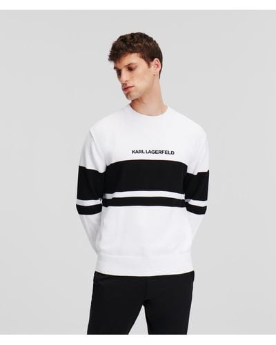 Karl Lagerfeld Rib-knit Jumper - White