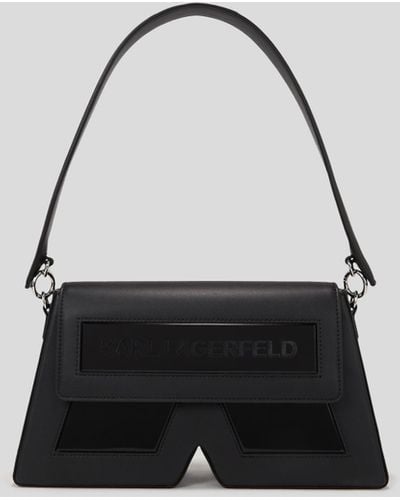 Karl Lagerfeld Ikon K Small Shoulder Bag - Black