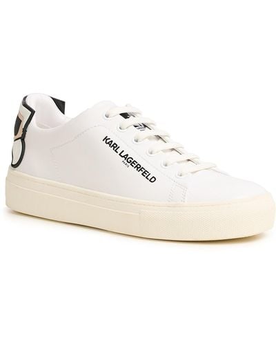 Karl Lagerfeld | Women's Chella Sneakers | Bright White | Size 5