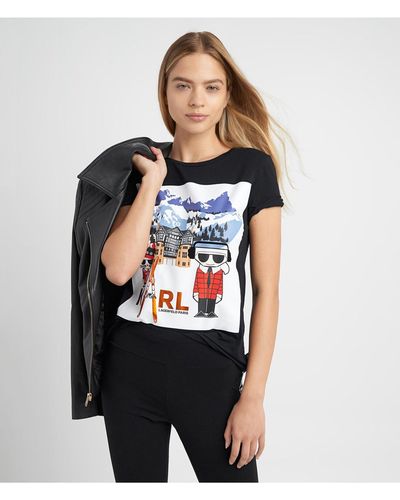 Karl Lagerfeld T-shirts for Women | Online Sale up to 60% off | Lyst