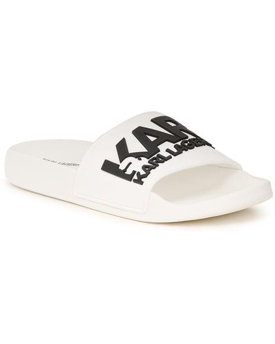 Karl Lagerfeld | Women's Nelly Slide | White | Size 5