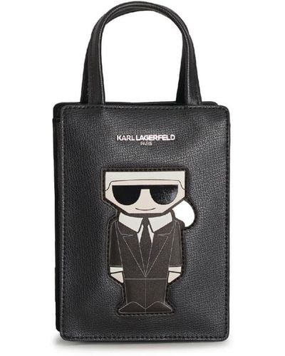 Karl Lagerfeld | Women's Maybelle Karl Cell Phone Bag | Black