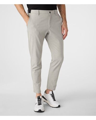 Karl Lagerfeld | Men's Logo Waistband Pants | Gray | Size 29