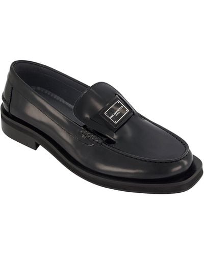 Karl Lagerfeld | Men's Front Logo Loafer With Gore | Black