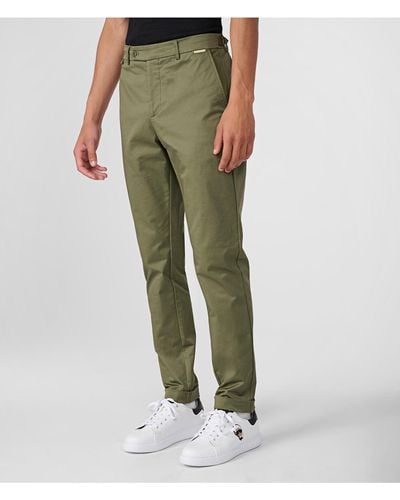 Karl Lagerfeld | Men's Chino Pants | Olive Green | Cotton/spandex | Size 38