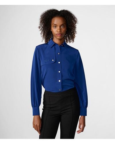Women for French Tops 82% off Blue Lyst | Up to -