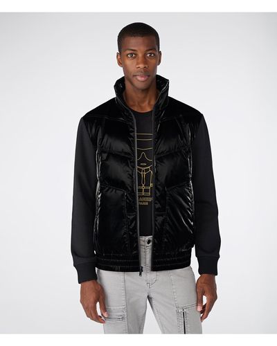 Karl Lagerfeld | Men's Jacket W/ Puffer Middle | Black | Size Xs