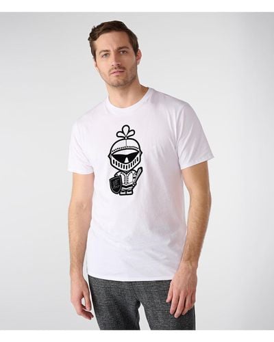 Karl Lagerfeld | Men's Sir Karltoon Graphic T-shirt | White | Size Xs