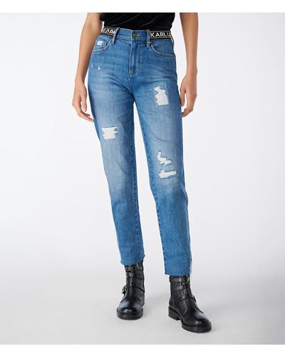 Monogram Jacquard Jeans - Women - Ready-to-Wear