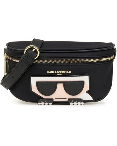 Karl Lagerfeld | Women's Amour Karl Belt Bag | Black