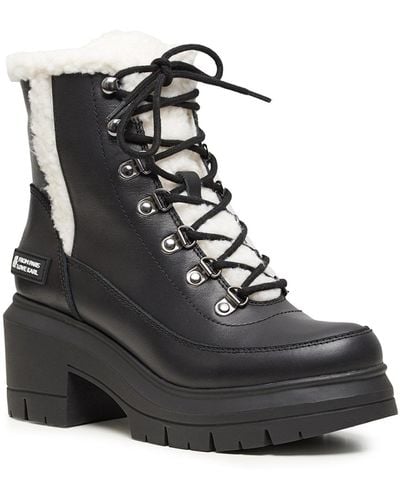 Karl Lagerfeld | Women's Charlotte Cold Weather Boot | Black