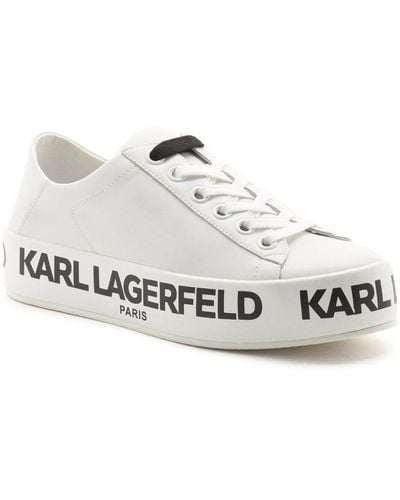 Karl Lagerfeld | Women's Bella Sneakers | White | Size 9