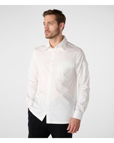 White Karl Lagerfeld Shirts for Men | Lyst
