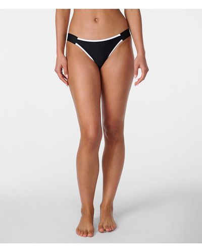Karl Lagerfeld | Women's Adrienne Cheeky Bikini Bottom | Black | Polyester/spandex | Size Xs