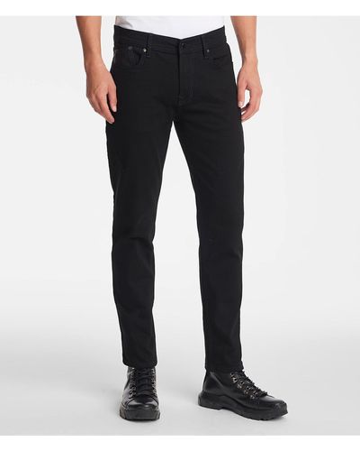 Karl Lagerfeld | Men's Slim Fit Moto Jeans | Black | Size 32