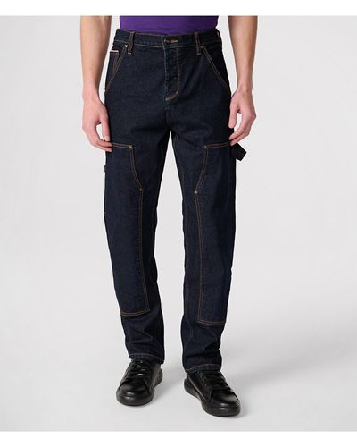 Karl Lagerfeld | Men's Carpenter Jeans | Blue - Black